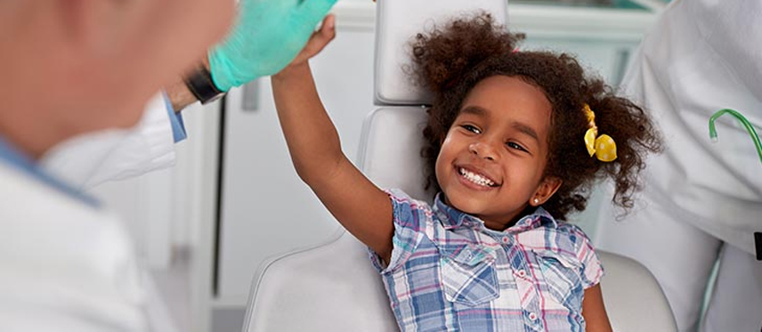 Pediatric dentist patient