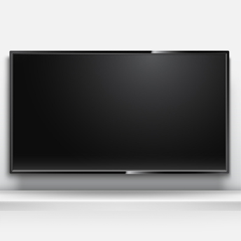 TVs with headphones at the dental chairs